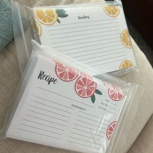 NWT Recipe Cards Grapefruit Lemon 100